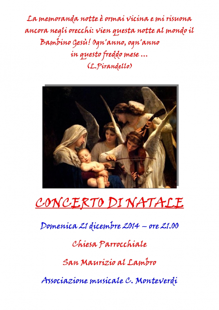 locandina Concerto Natale 2014 S. Maurizio